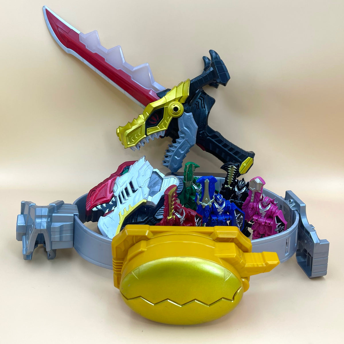Dino Fury Toys Set Morpher + Saber + Belt Power Rangers Dino Fury
