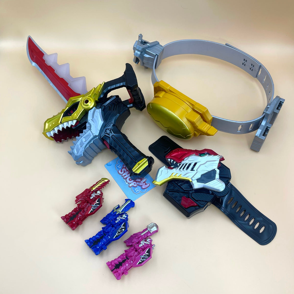 Dino Fury Toys Set Morpher + Saber + Belt Power Rangers Dino Fury