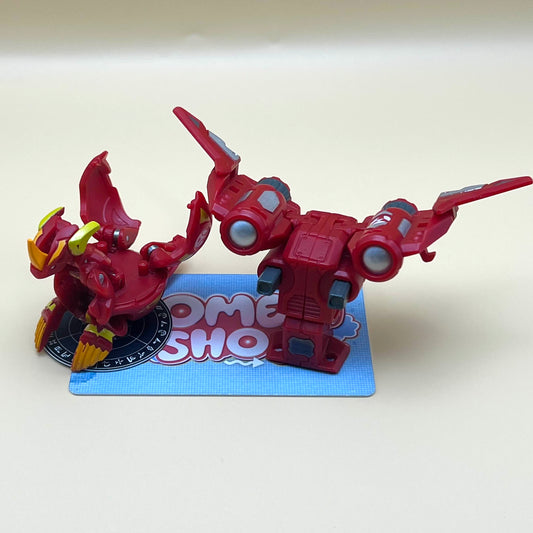 Bakugan Helix Dragonoid & Jetkor Battle Gear B2 Pyrus - Toy Bakugan Battle Brawlers
