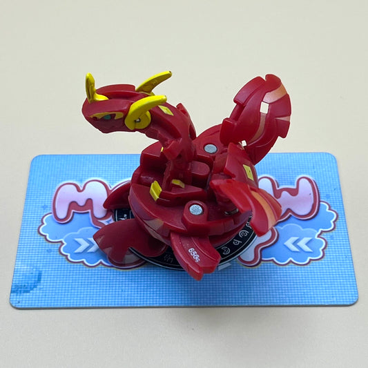 Bakugan Neo Dragonoid Vertex B2 Pyrus Spin - Bakugan Battle Brawlers