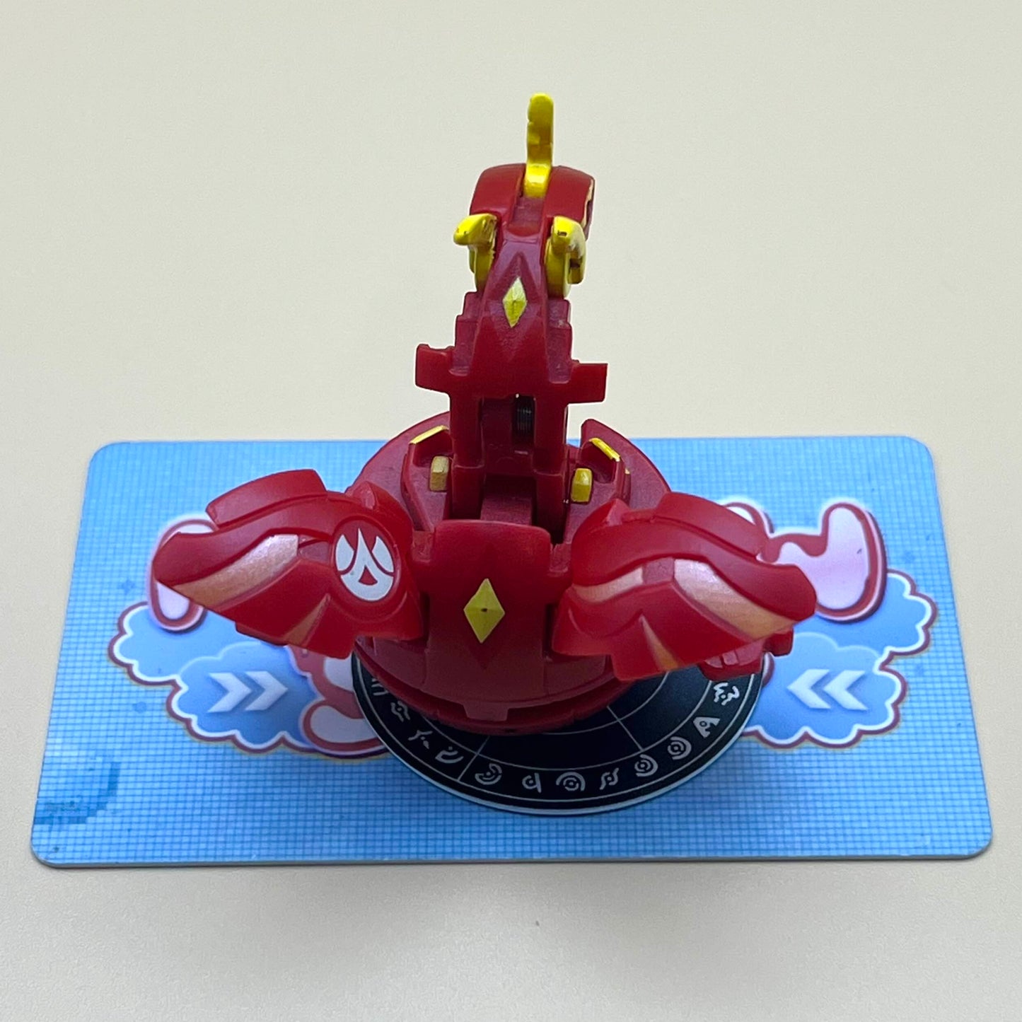 Bakugan Neo Dragonoid Vertex B2 Pyrus Spin - Bakugan Battle Brawlers