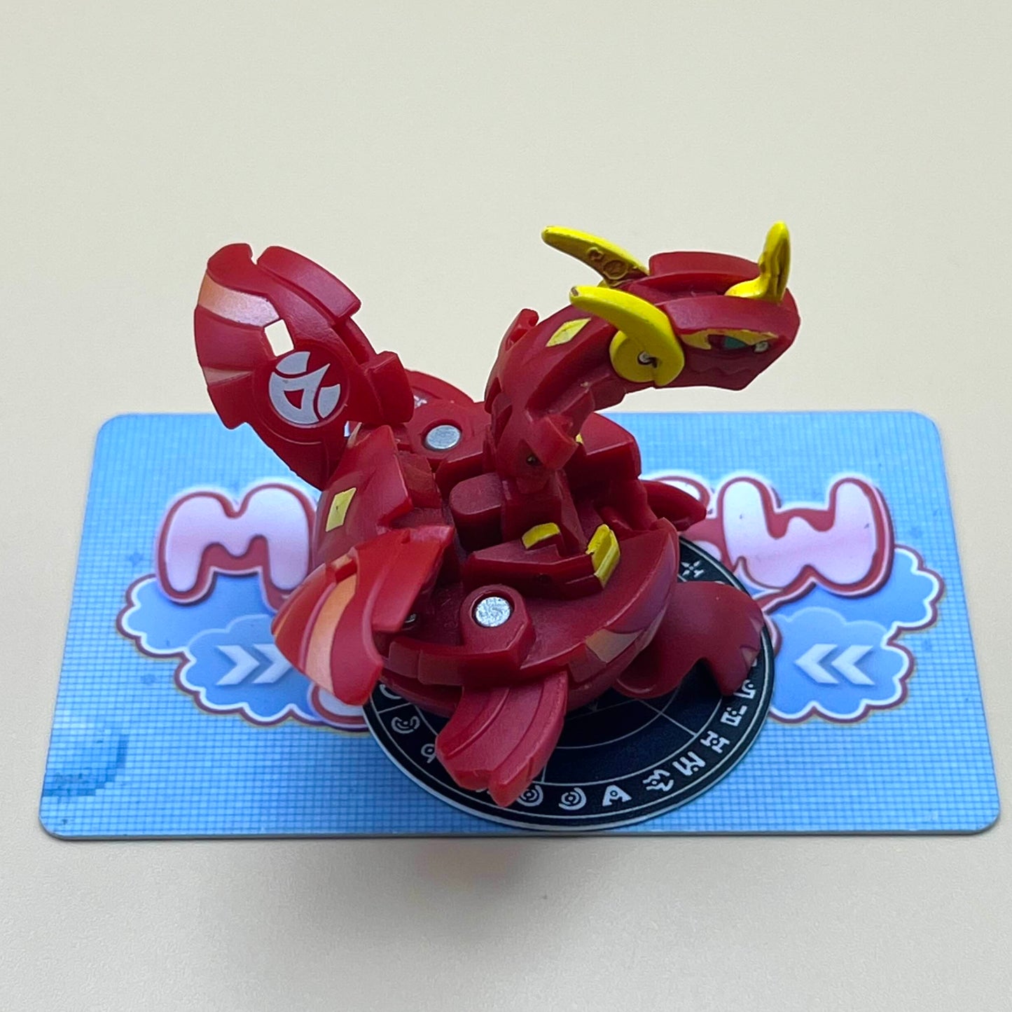 Bakugan Neo Dragonoid Vertex B2 Pyrus Spin - Bakugan Battle Brawlers