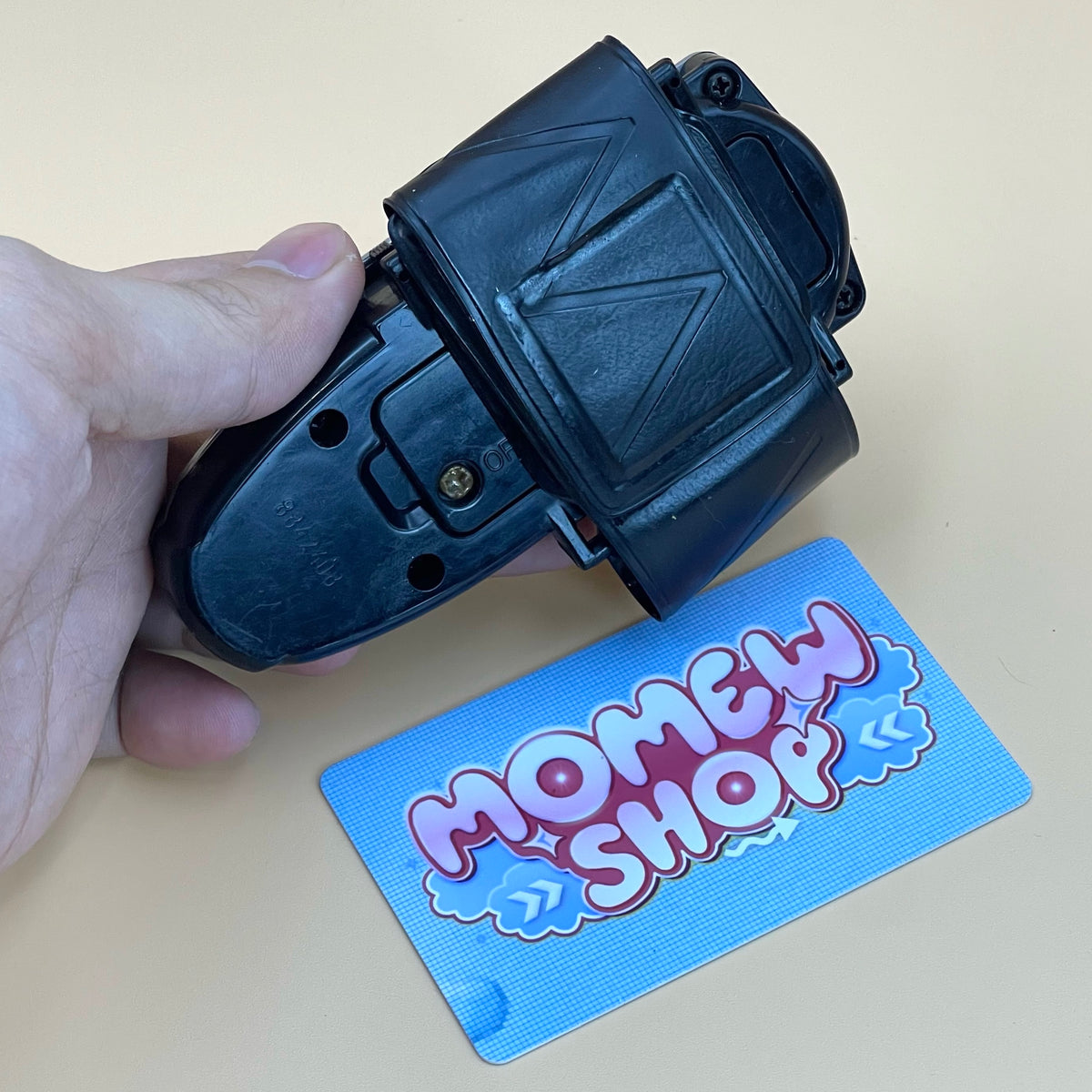 DX Ginga Brace & Transmorpher from Power Rangers Lost Galaxy 1999 also known as DX Change from Super Sentai Gingaman 1998, vintage DX Morpher roleplay collectible for Galaxy Rangers fans.