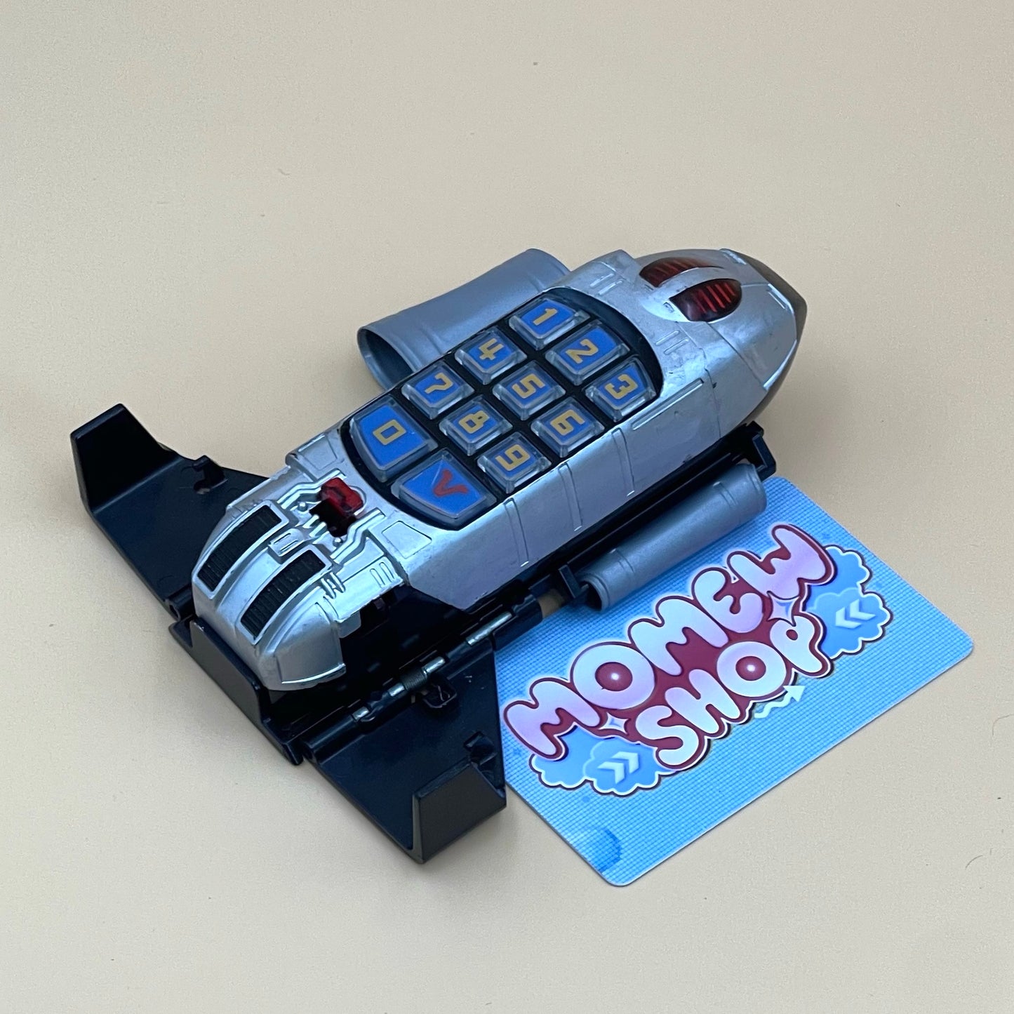 DX V-Mode Brace & Battle Booster from Power Rangers Lightspeed Rescue 2000 also known as DX Change from Super Sentai GoGoFive 1999, vintage DX Morpher roleplay collectible for Lightspeed Rangers fans.