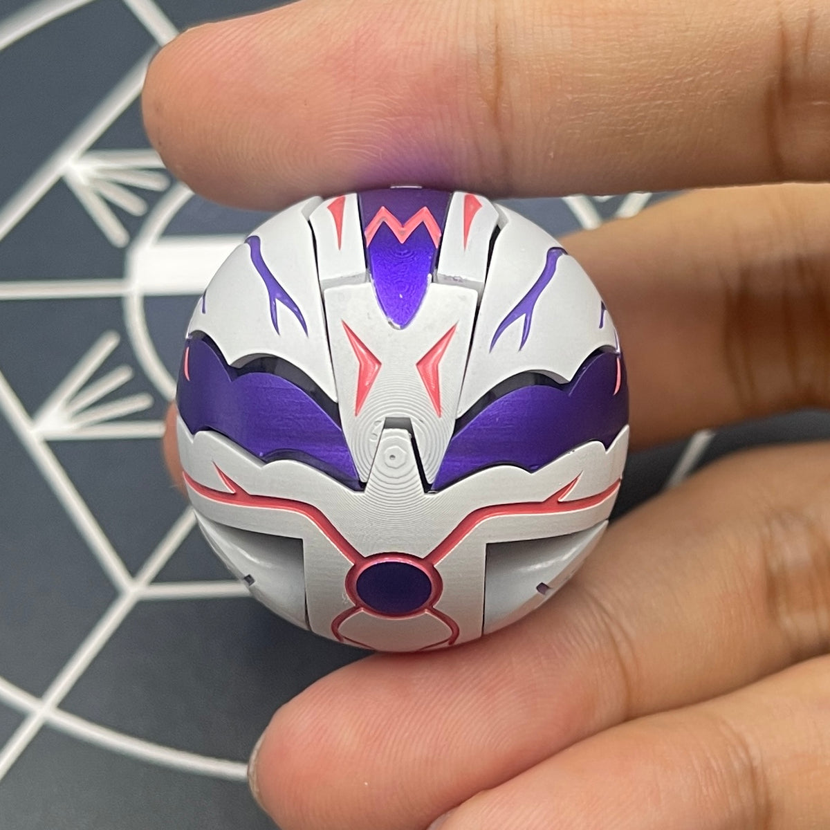 Silent Naga B2 Ver.Anime Bakugan Battle Brawlers Custom 3D Printed
