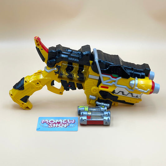 DX Gaburevolver & Dino Charge Morpher Morpher from Power Rangers Dino Charge 2015, also known as DX Change from Super Sentai Kyoryuger 2013, vintage DX Morpher roleplay collectible for Dino Charge Rangers fans.