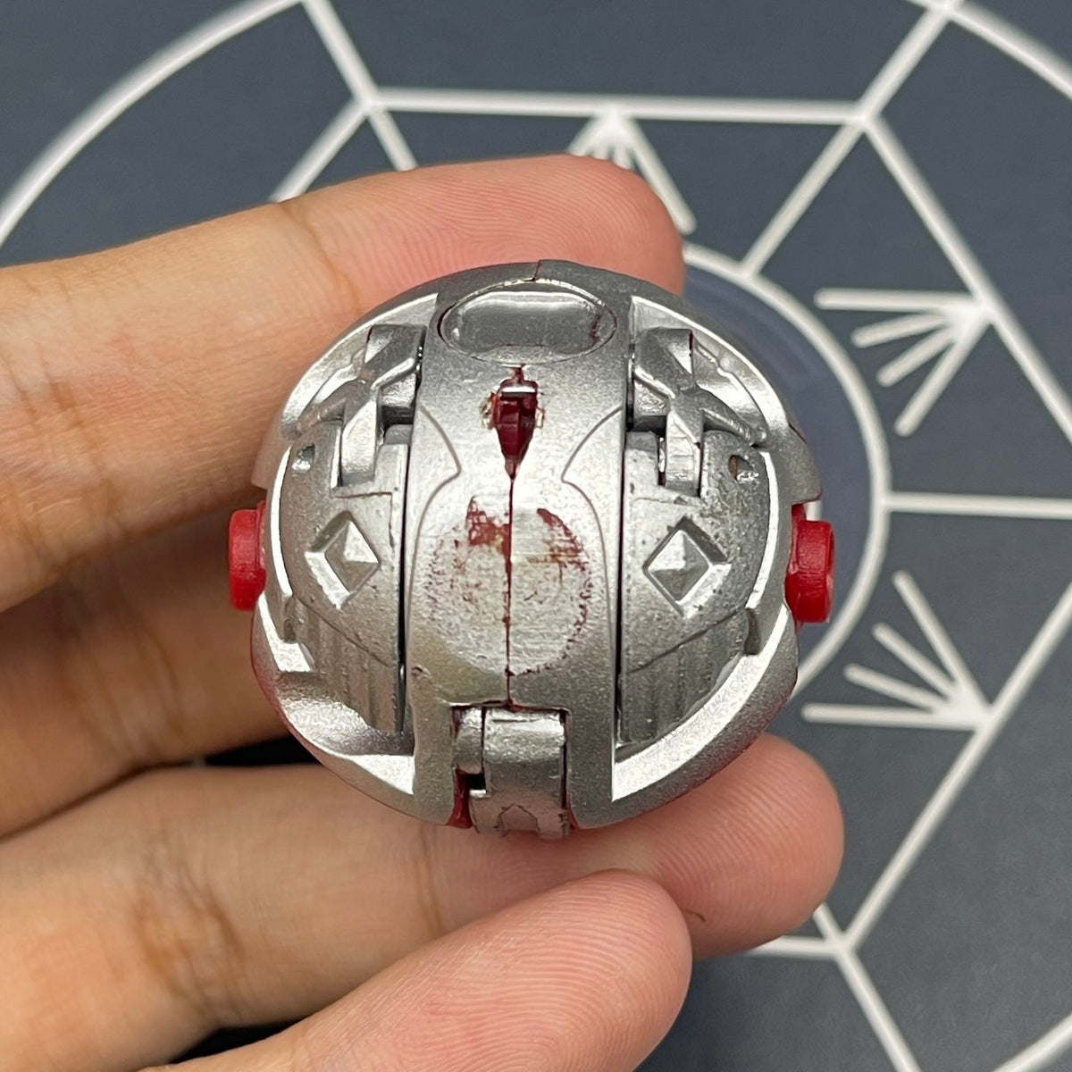 Pyrus Titanium Dragonoid Diecast Metal Bakugan Mechtanium Surge