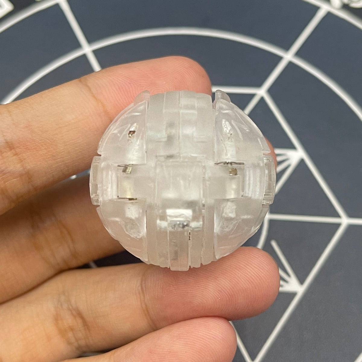 Wolfurio B2 Clear Color Translucent | Bakugan Mechtanium Surge | Custom Made Accurate Plastic Injection