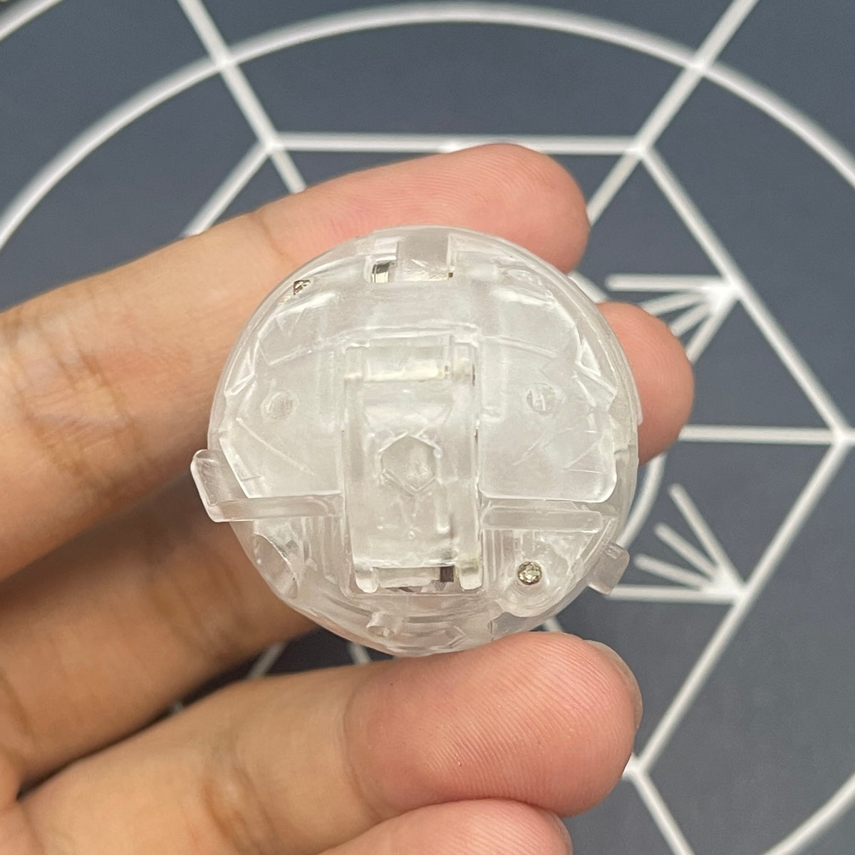 Wolfurio B2 Clear Color Translucent | Bakugan Mechtanium Surge | Custom Made Accurate Plastic Injection