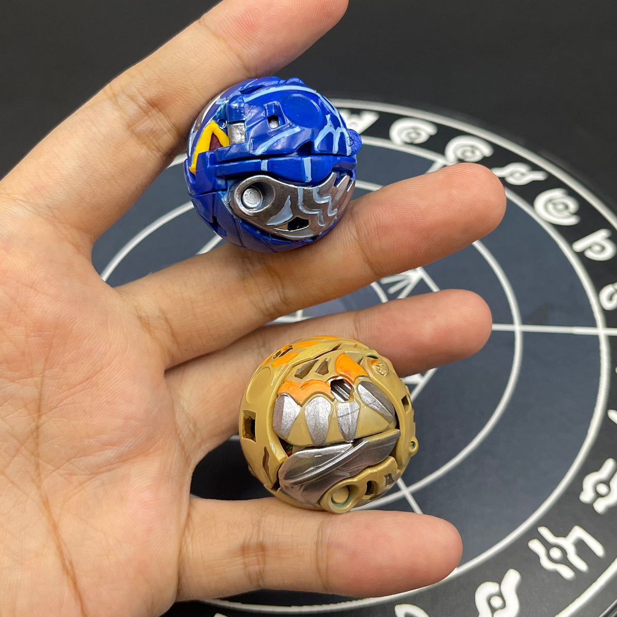 Subterra Roxtor & Aquos Radizen B2 Bakugan Mechtanium Surge Newly Painted To Match The Anime Version