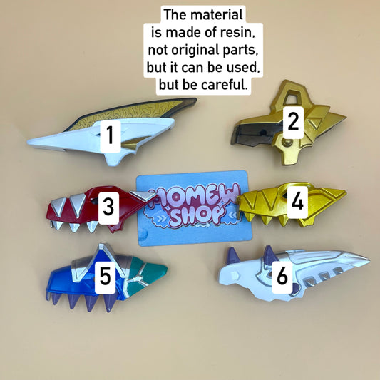 Resin Faceplates For Morpher | Power Ranger Dino Thunder