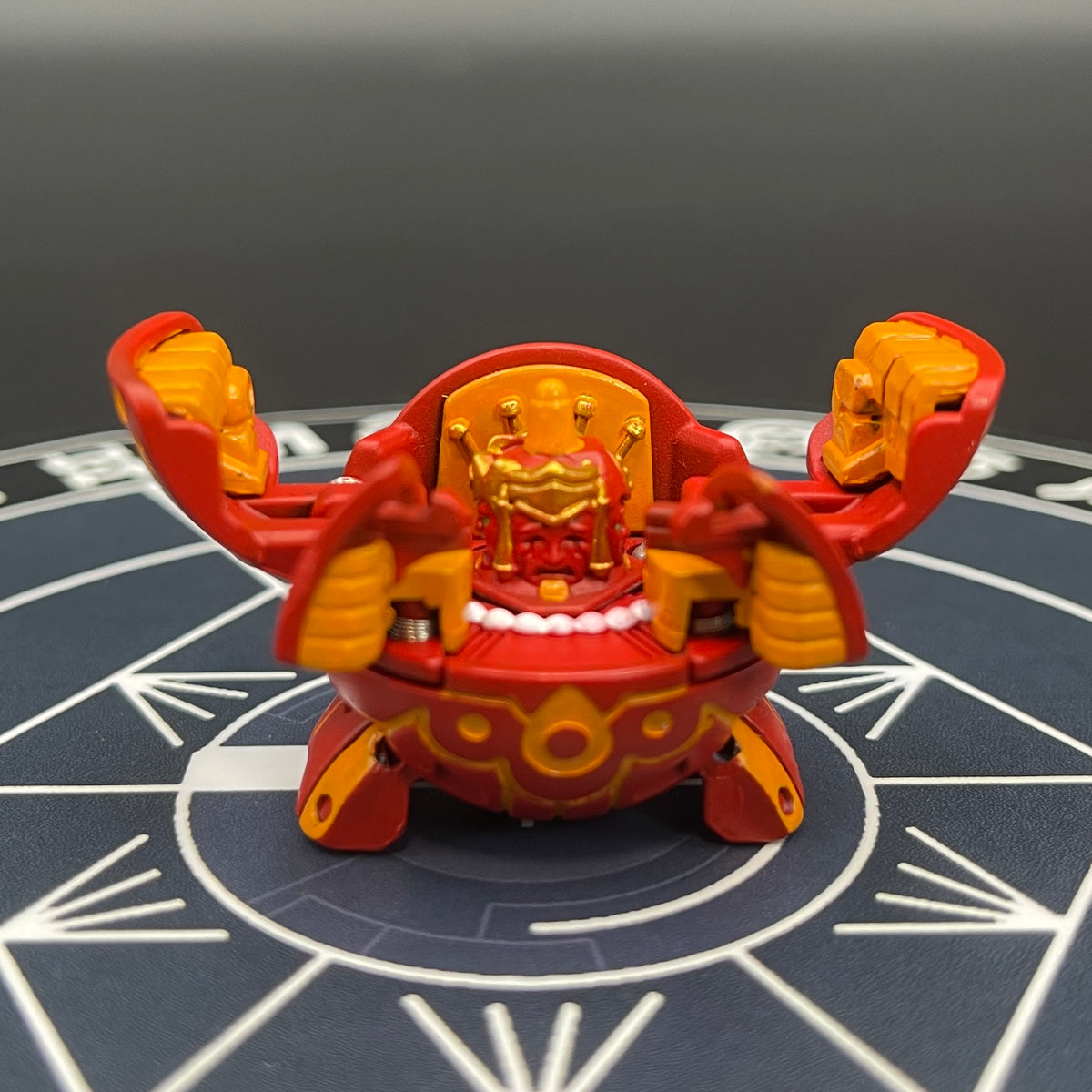 Fourtress B2 Pyrus | Custom Painted Full Set | Bakugan Battle Brawlers