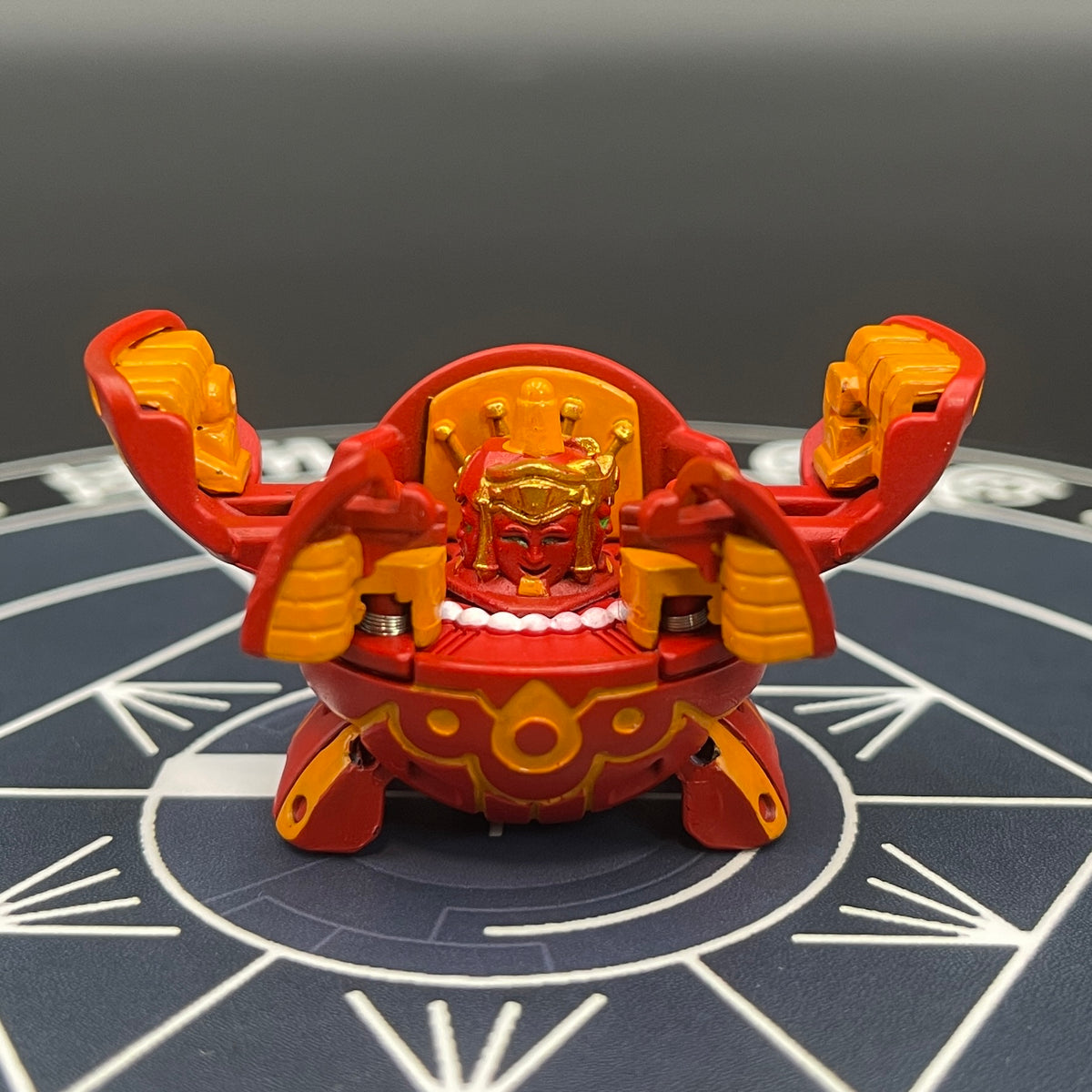 Fourtress B2 Pyrus | Custom Painted Full Set | Bakugan Battle Brawlers
