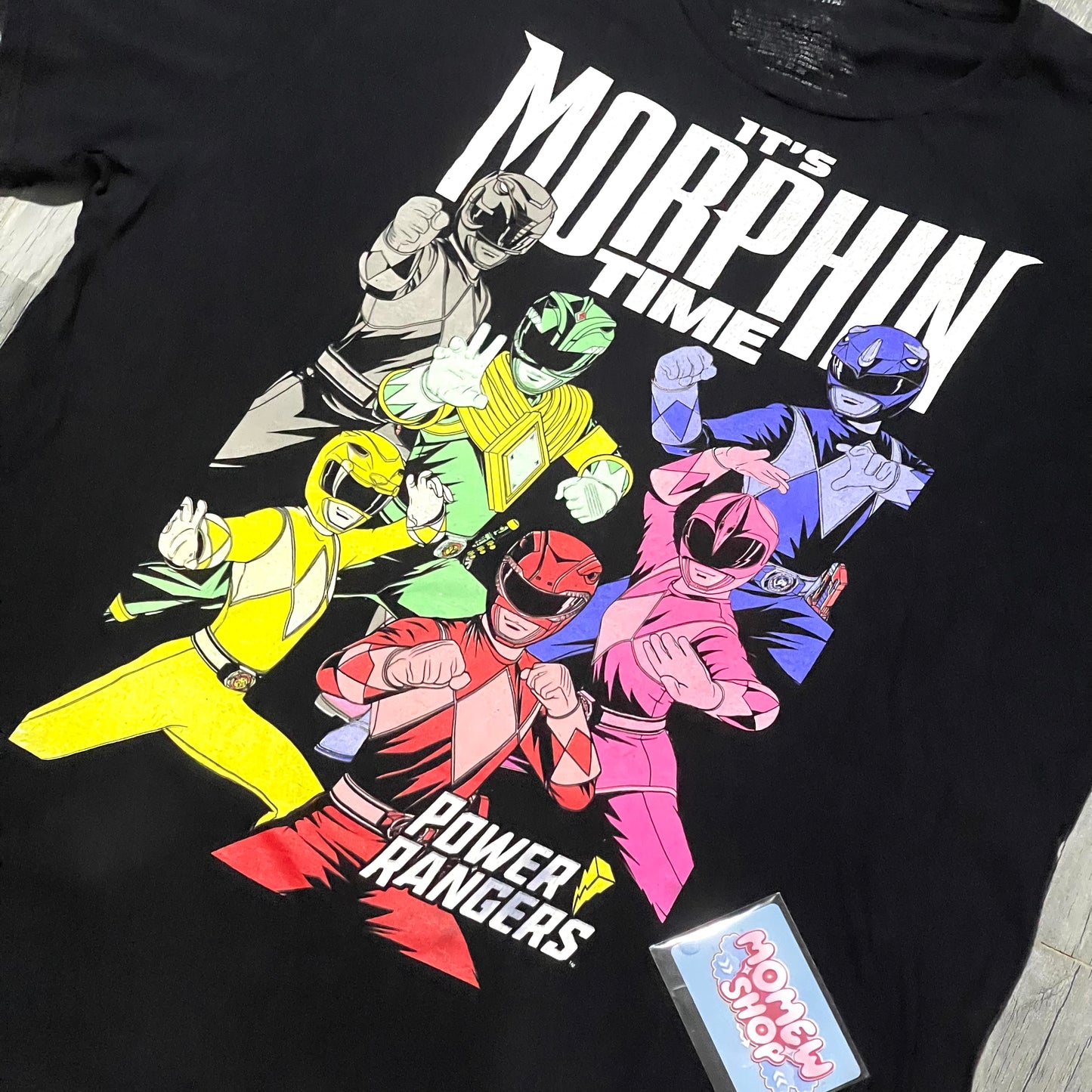Vintage "It's Morphin Time" Graphic T-Shirt – Pre-Owned Power Rangers Tee