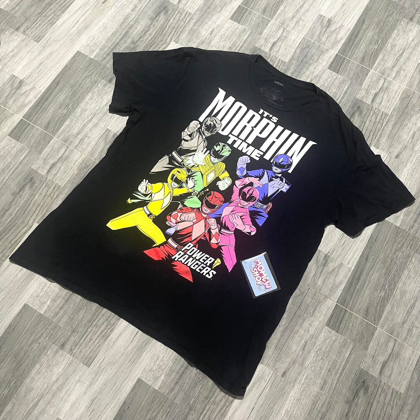 Vintage "It's Morphin Time" Graphic T-Shirt – Pre-Owned Power Rangers Tee