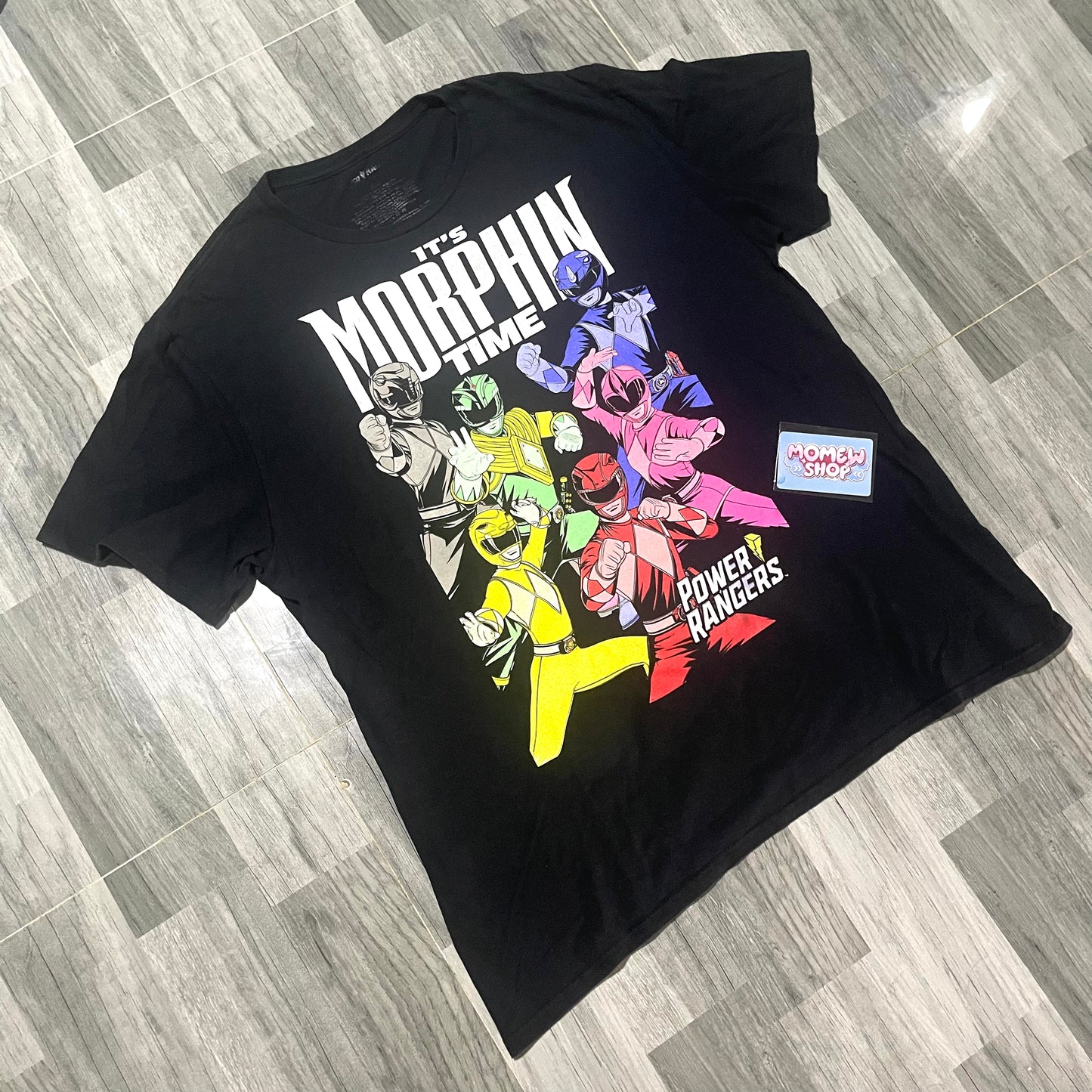 Vintage "It's Morphin Time" Graphic T-Shirt – Pre-Owned Power Rangers Tee