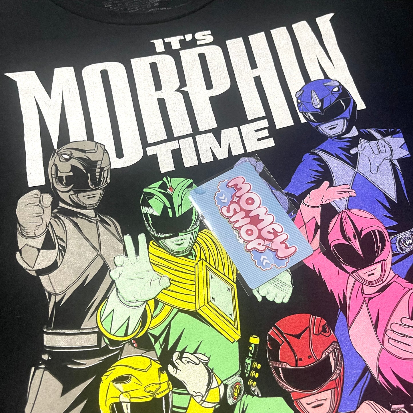 Vintage "It's Morphin Time" Graphic T-Shirt – Pre-Owned Power Rangers Tee