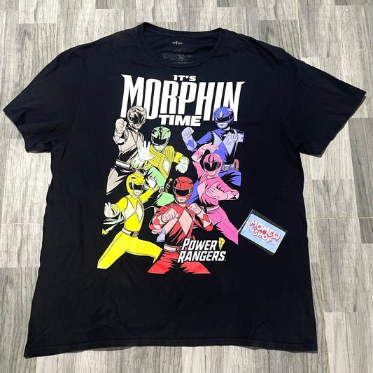 Vintage "It's Morphin Time" Graphic T-Shirt – Pre-Owned Power Rangers Tee