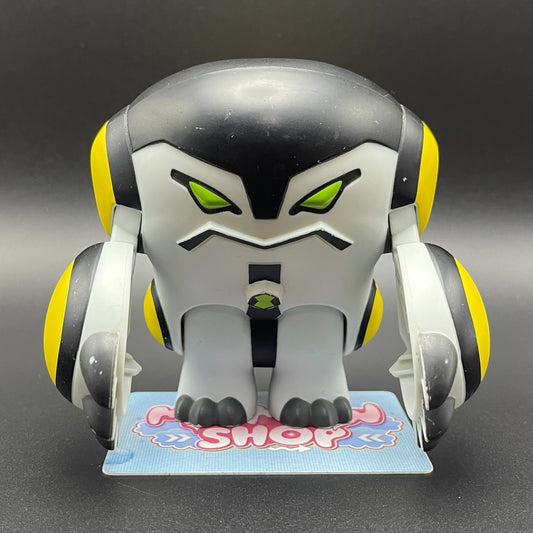 Front view of the Ben 10 Omniverse Cannonbolt action figure showing its armor design.