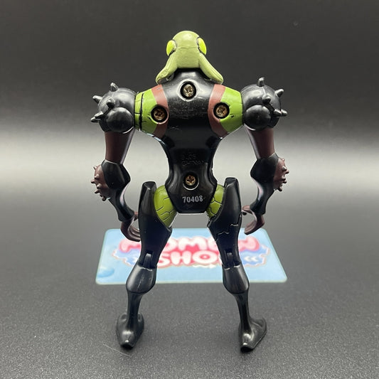 Back view of the classic Ben 10 Vilgax villain action figure.