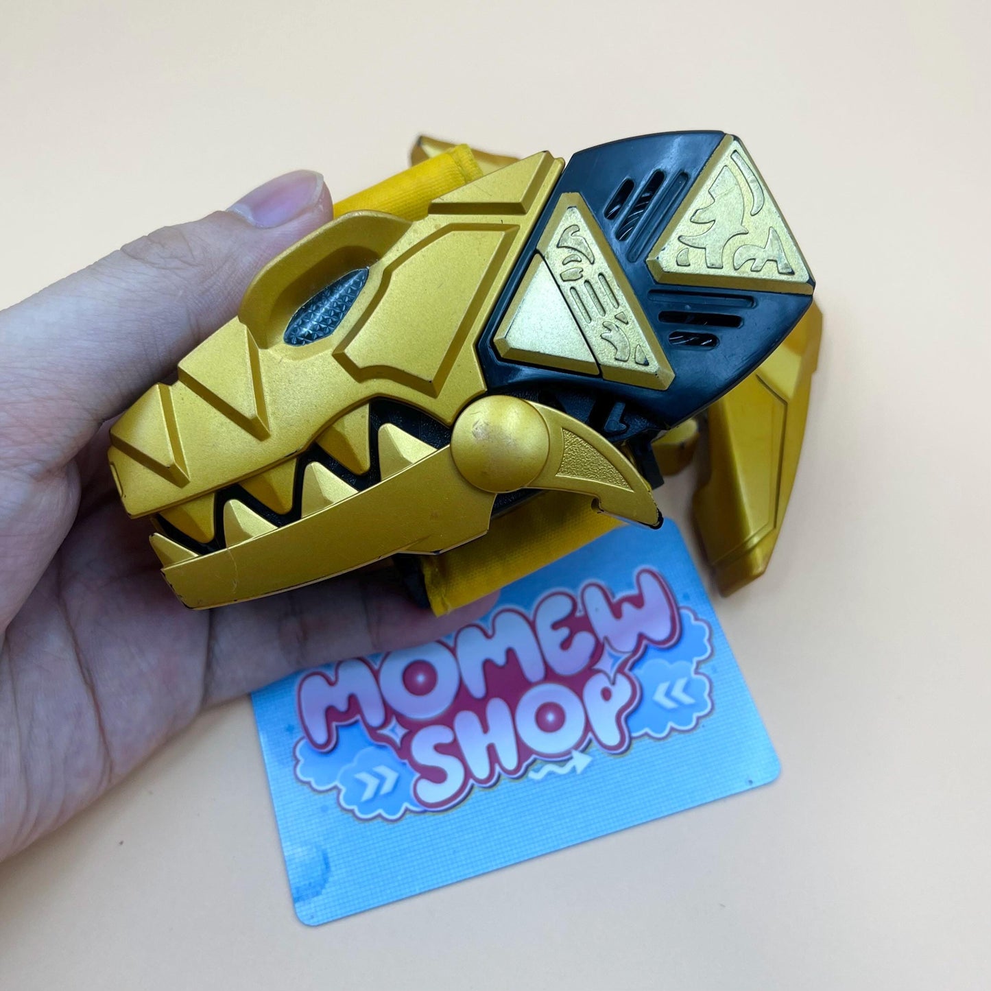 DX Dino Brace Abare Max from Super Sentai Abaranger 2003 and DX Dino Morpher from Power Rangers Dino Thunder 2004, vintage DX Morpher roleplay collectible toy for fans and collectors of Super Sentai and Power Rangers series.