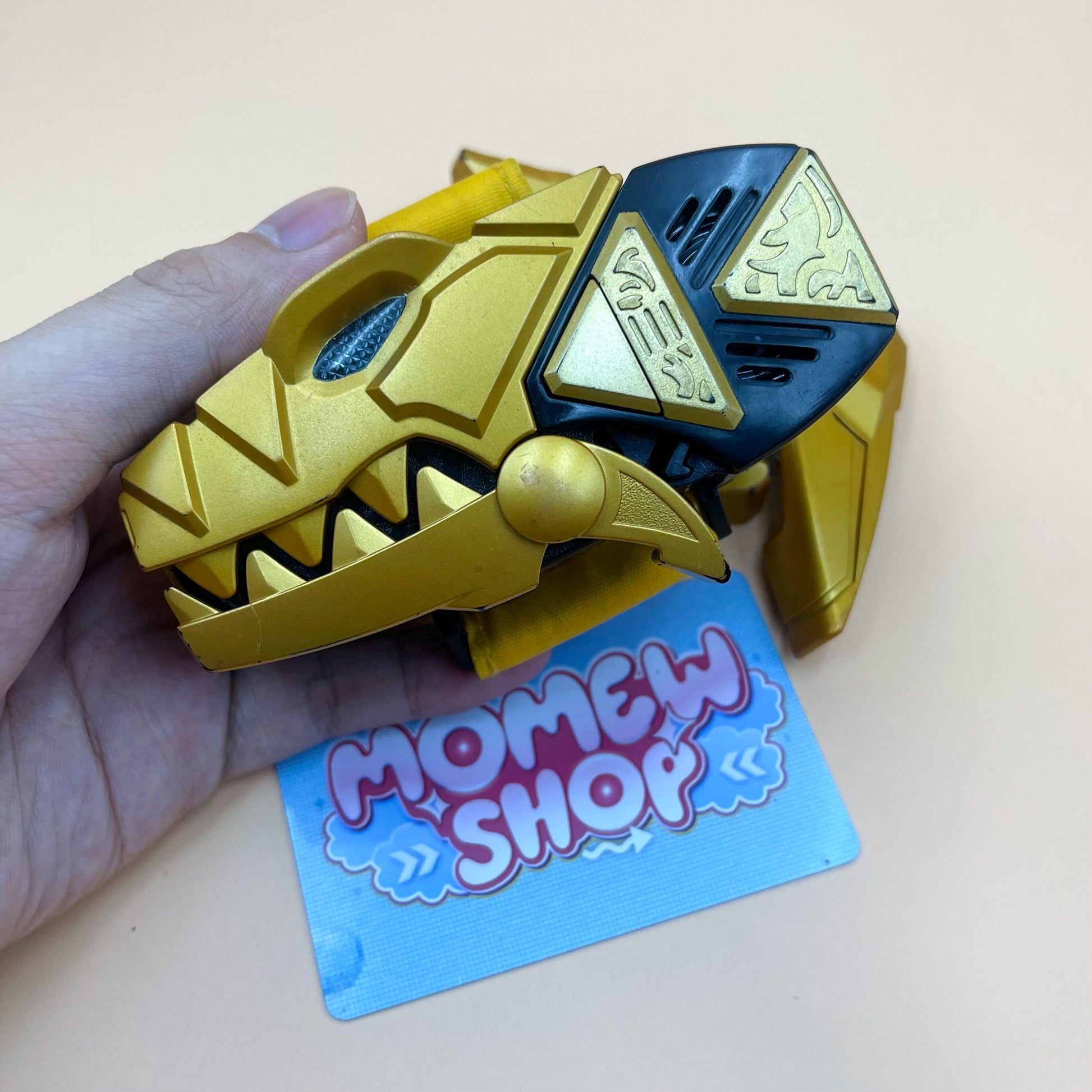DX Dino Brace Abare Max from Super Sentai Abaranger 2003 and DX Dino Morpher from Power Rangers Dino Thunder 2004, vintage DX Morpher roleplay collectible toy for fans and collectors of Super Sentai and Power Rangers series.