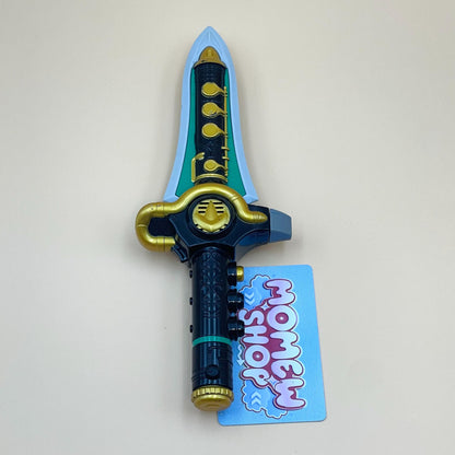 Zyusouken  & Dragon Dagger from Mighty Morphin Power Rangers also known as DX Change from Super Sentai Zyuranger 1992, vintage DX Morpher roleplay collectible for Dragon ranger fans.
