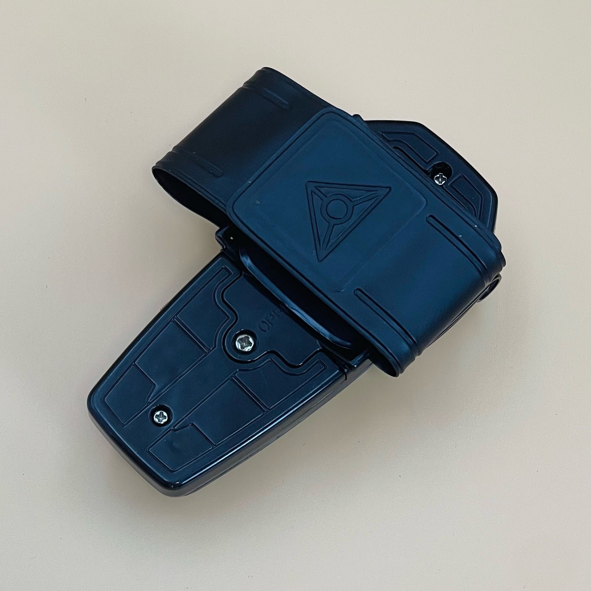 DX Quantum Morpher and DX V-Commander from Power Rangers Time Force 2000, also known as DX Change from Super Sentai Timeranger 2000, vintage DX Morpher roleplay collectible for fans of both Power Rangers and Super Sentai.