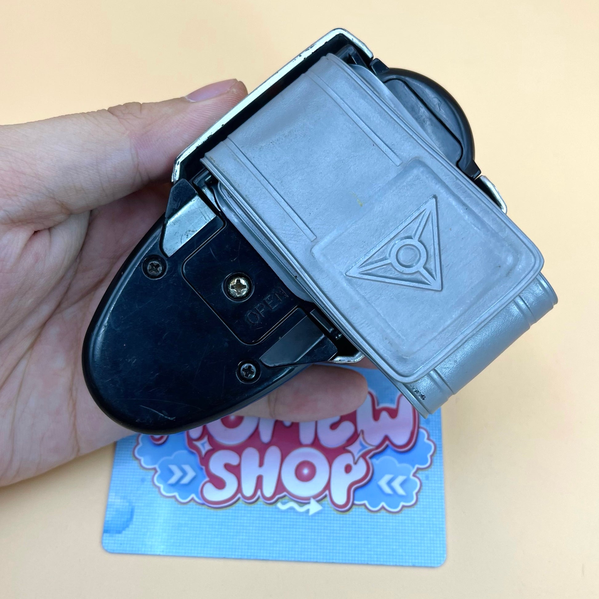 Back of Chrono Morpher toy – pre-loved condition with all original parts