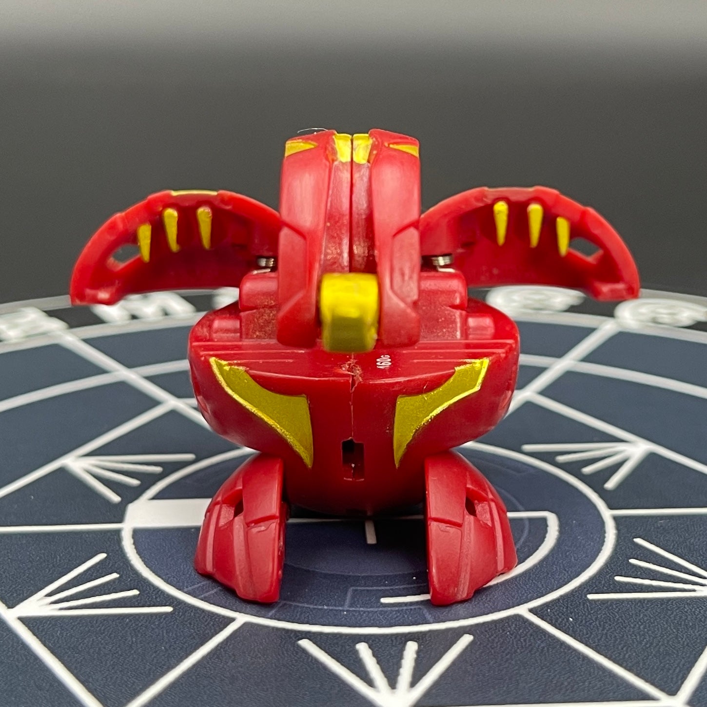Pyrus Dragonoid B2 Bakugan Battle Brawlers Newly Painted in Gold