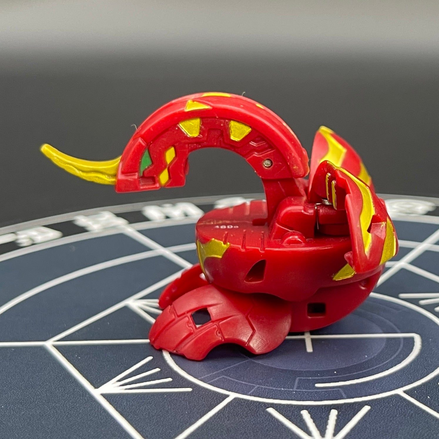 Pyrus Dragonoid B2 Bakugan Battle Brawlers Newly Painted in Gold