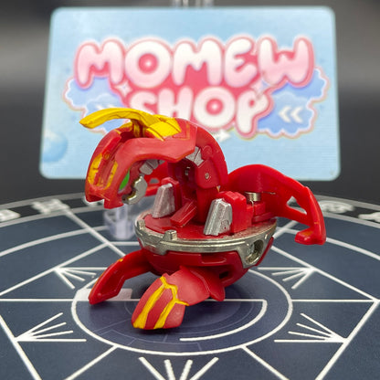 Pyrus Delta Dragonoid B2 Bakugan Battle Brawlers Paint Applied To Specific Parts Only