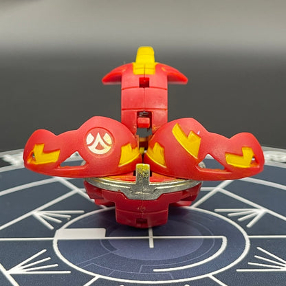 Pyrus Delta Dragonoid B2 Bakugan Battle Brawlers Paint Applied To Specific Parts Only