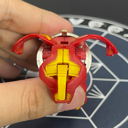 Pyrus Delta Dragonoid B2 Bakugan Battle Brawlers Paint Applied To Specific Parts Only