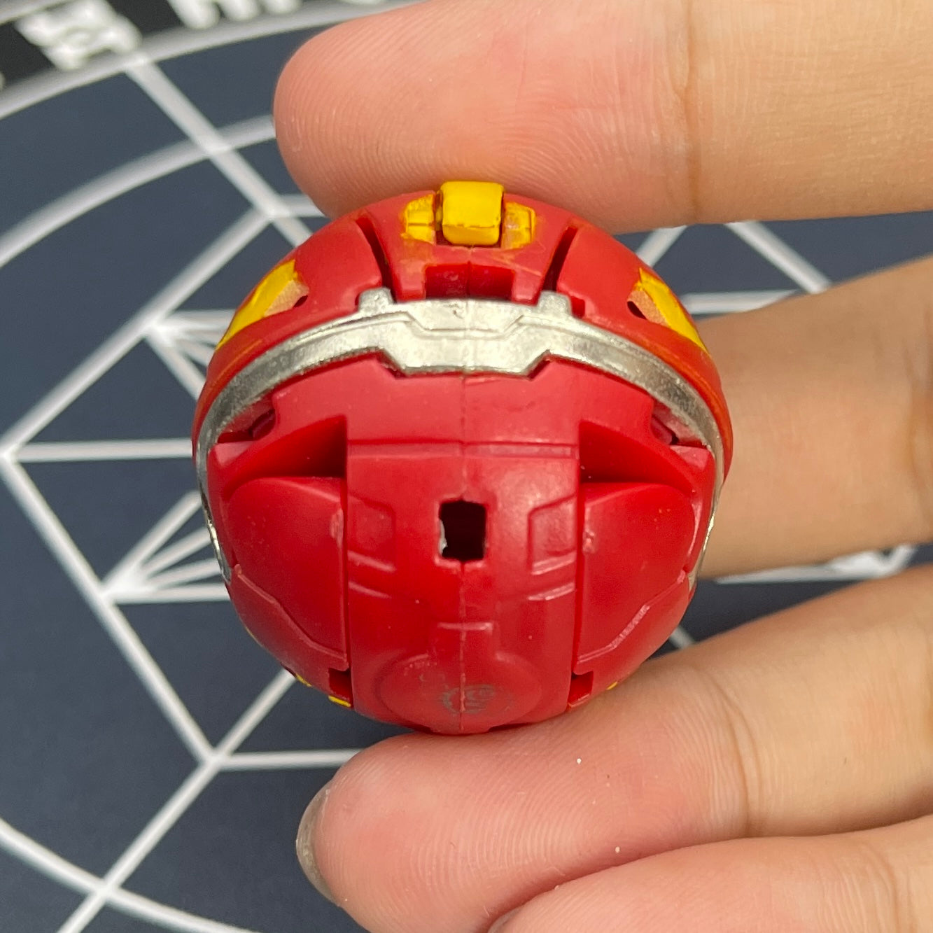 Pyrus Delta Dragonoid B2 Bakugan Battle Brawlers Paint Applied To Specific Parts Only