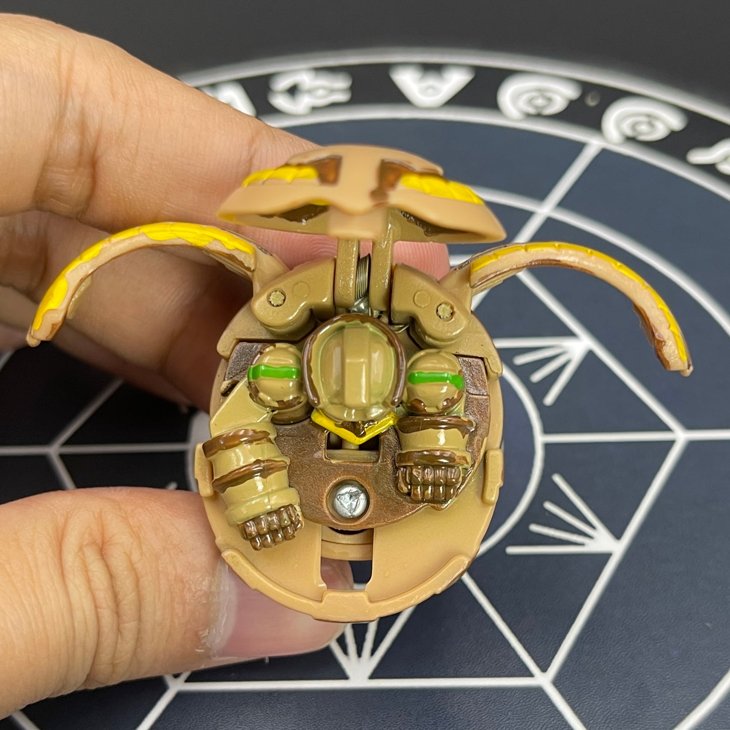 Subterra Hammer Gorem B2 Bakugan Battle Brawlers Paint Applied To Specific Parts Only