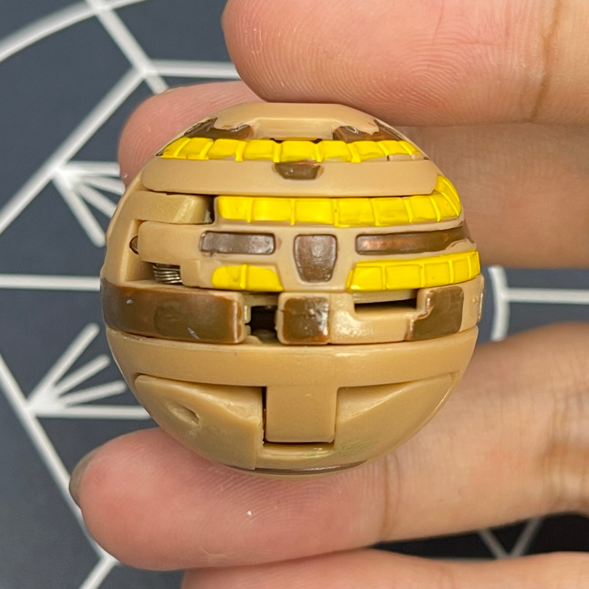 Subterra Hammer Gorem B2 Bakugan Battle Brawlers Paint Applied To Specific Parts Only