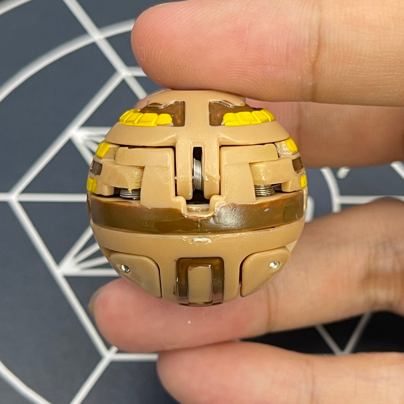 Subterra Hammer Gorem B2 Bakugan Battle Brawlers Paint Applied To Specific Parts Only