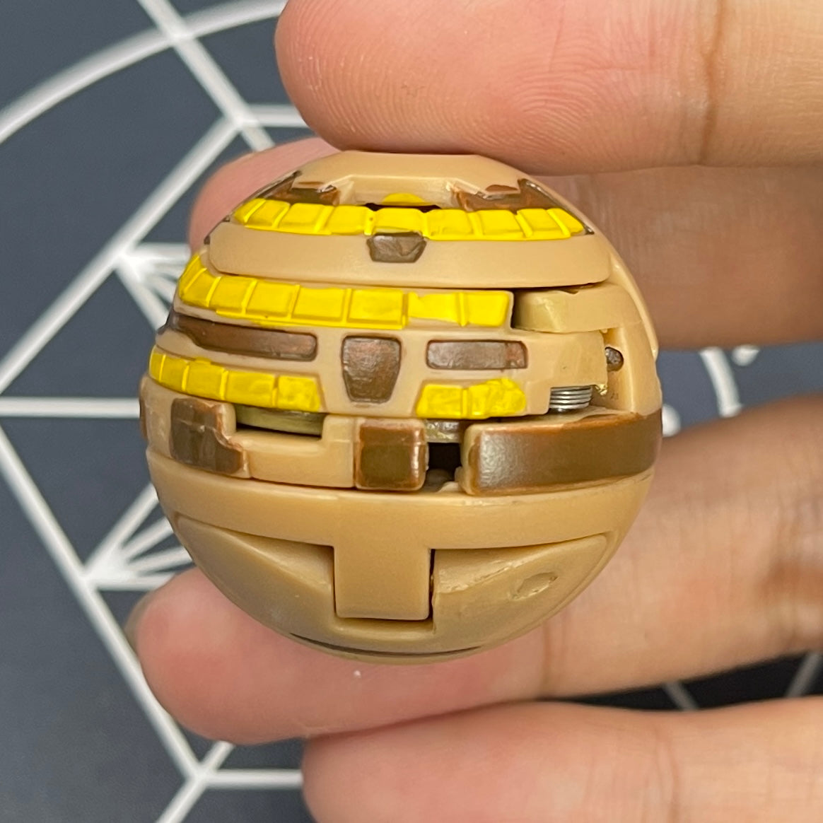 Subterra Hammer Gorem B2 Bakugan Battle Brawlers Paint Applied To Specific Parts Only