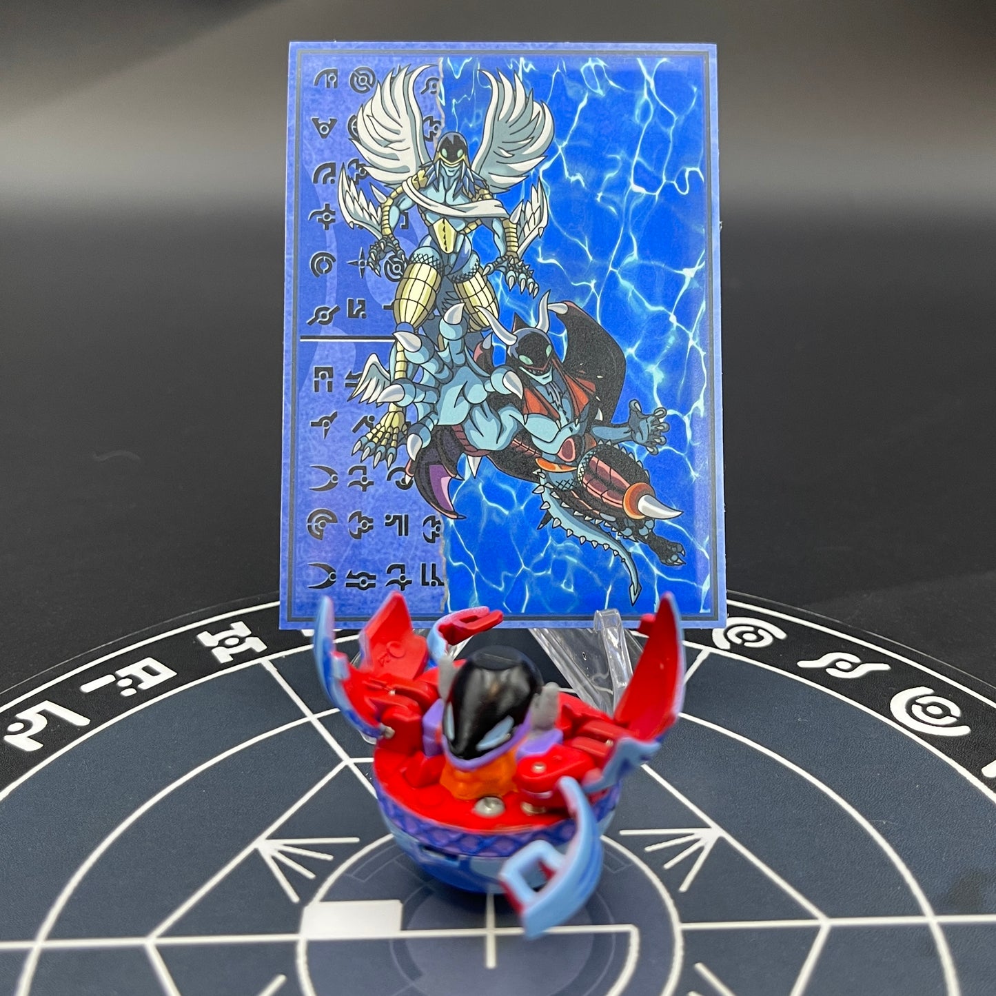 Aquos Diablo B2 Bakugan Battle Brawlers Newly Painted To Match The Anime Version
