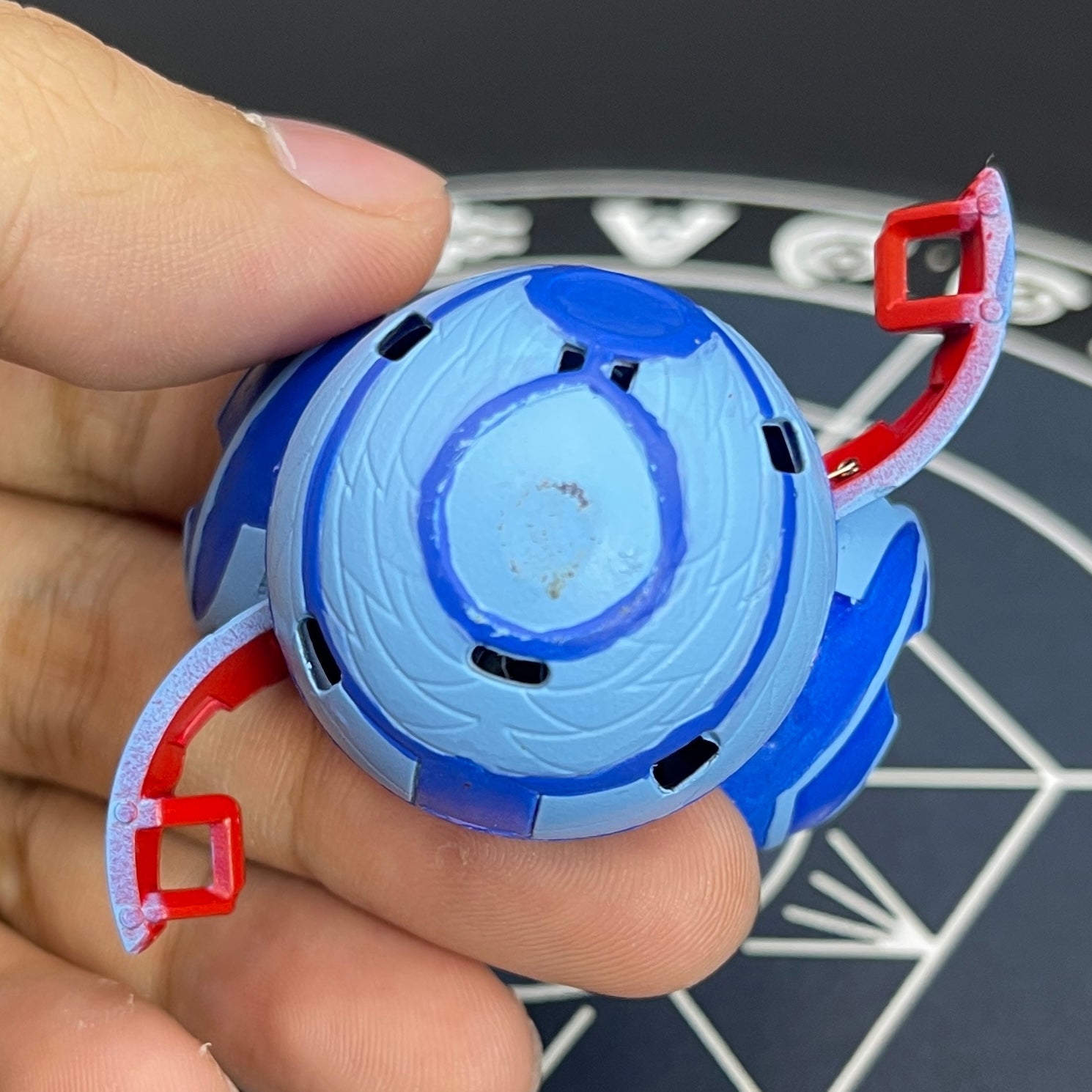 Aquos Diablo B2 Bakugan Battle Brawlers Newly Painted To Match The Anime Version