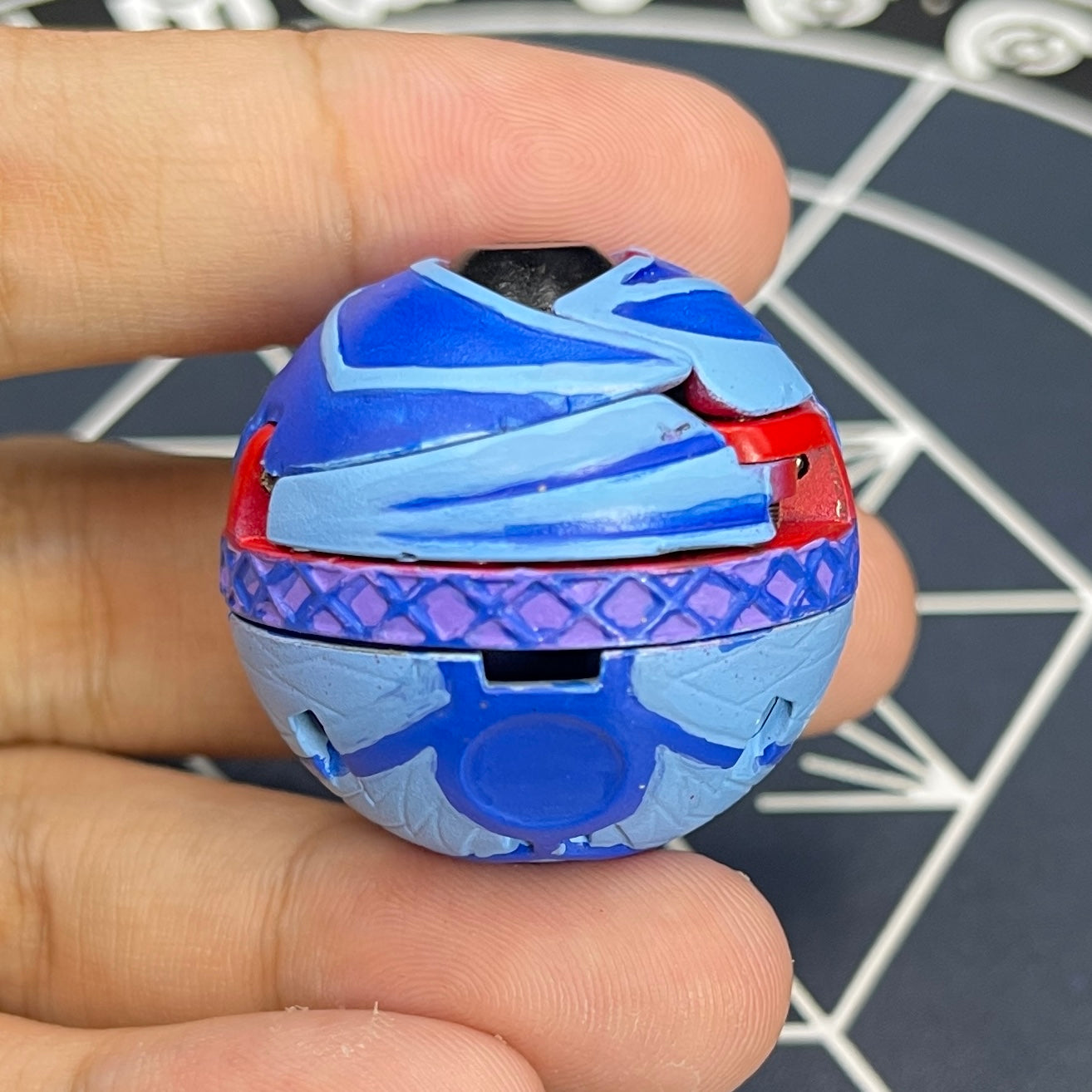 Aquos Diablo B2 Bakugan Battle Brawlers Newly Painted To Match The Anime Version