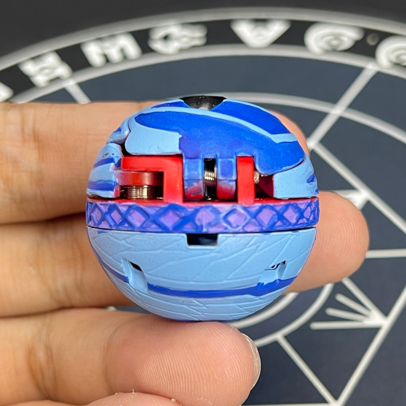 Aquos Diablo B2 Bakugan Battle Brawlers Newly Painted To Match The Anime Version