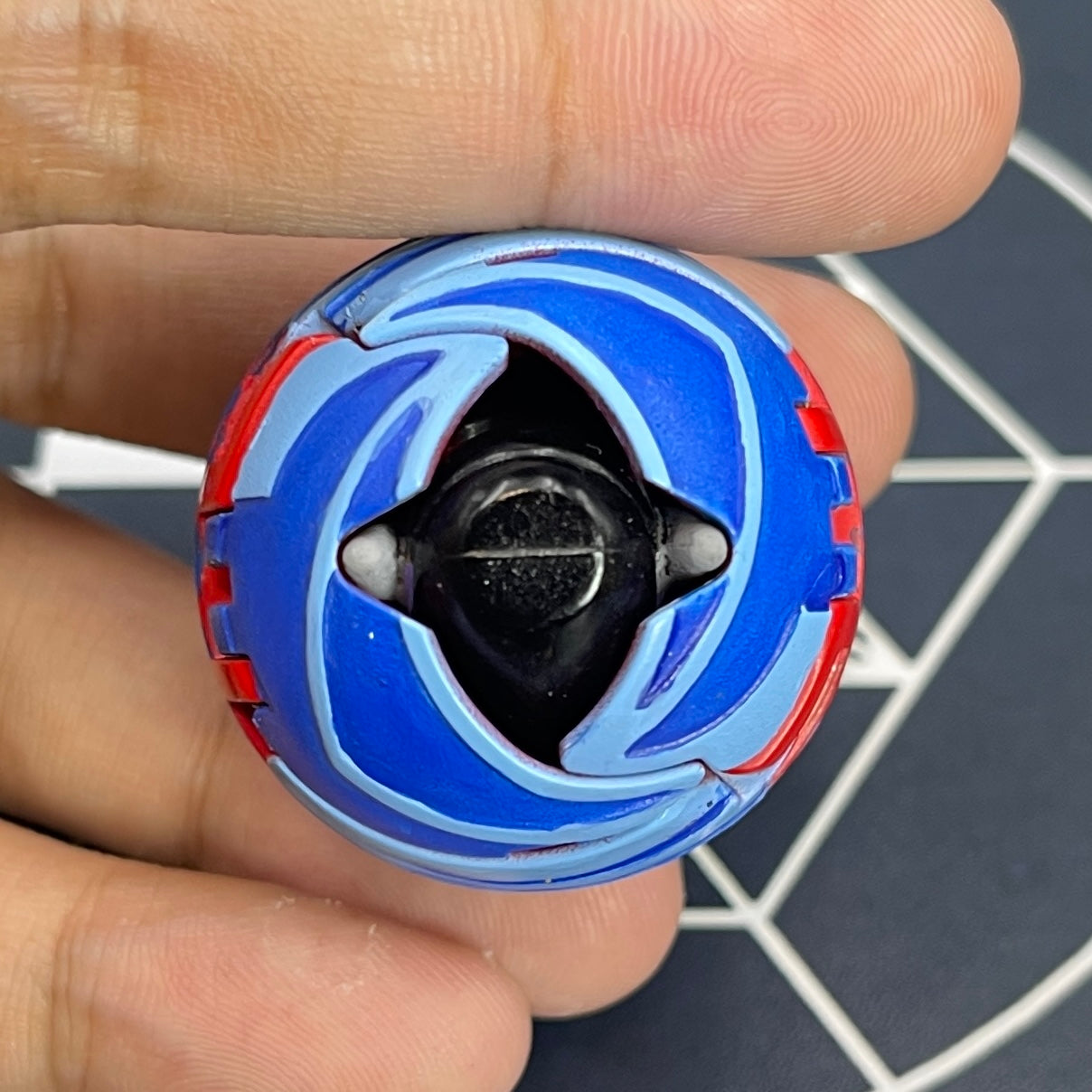 Aquos Diablo B2 Bakugan Battle Brawlers Newly Painted To Match The Anime Version