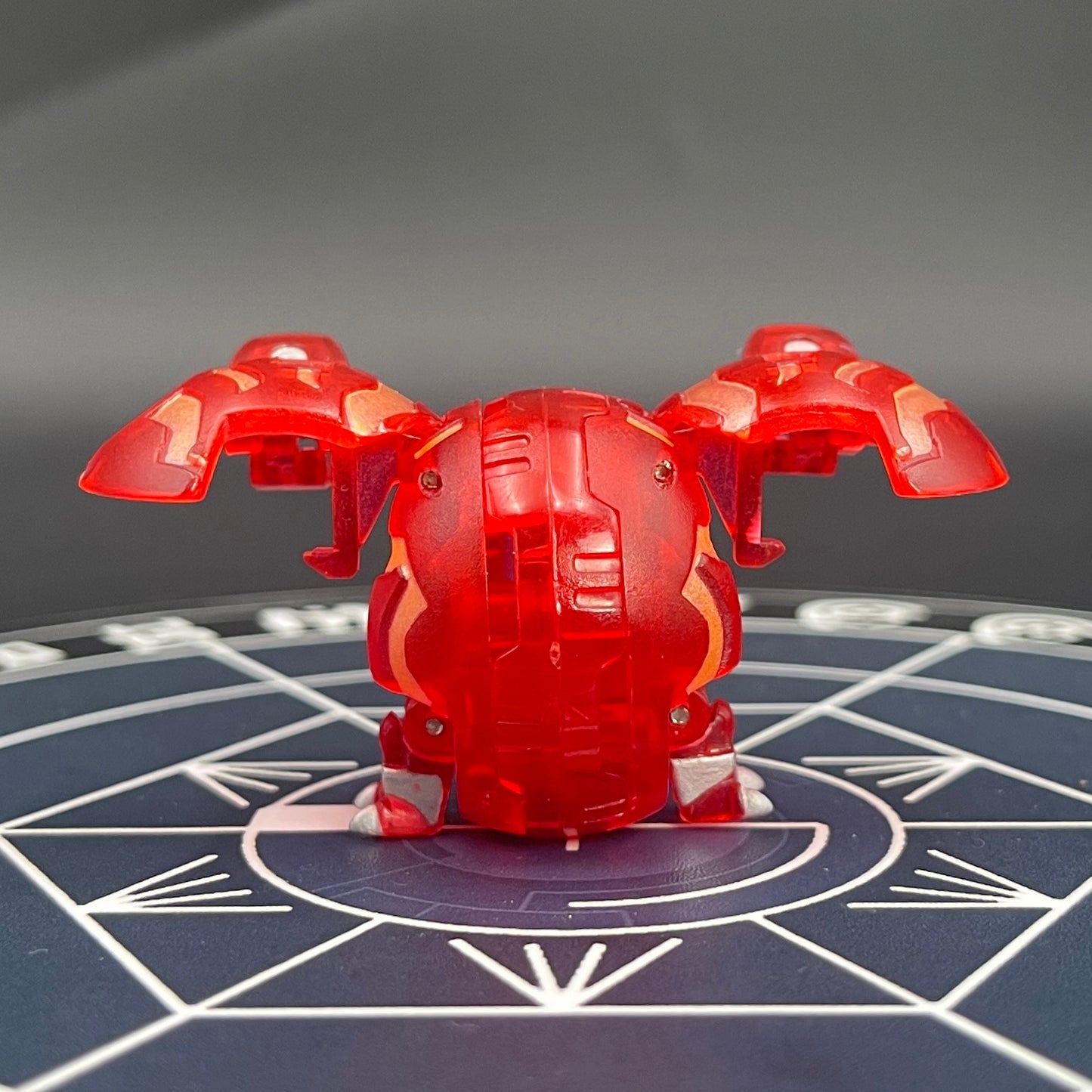 Pyrus Dual Hydranoid B2 Translucent Bakugan Battle Brawlers