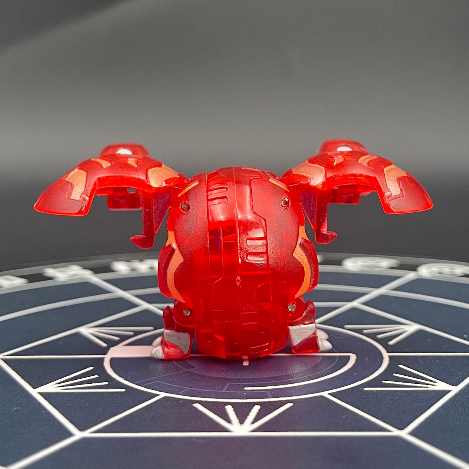Pyrus Dual Hydranoid B2 Translucent Bakugan Battle Brawlers