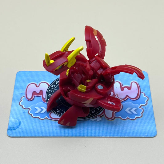 Bakugan Neo Dragonoid Vertex B2 Pyrus Spin - Bakugan Battle Brawlers