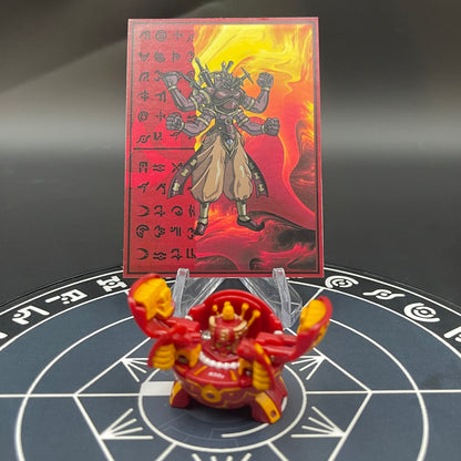 Pyrus Fourtress B2 Bakugan Battle Brawlers Paint Applied To Specific Parts Only