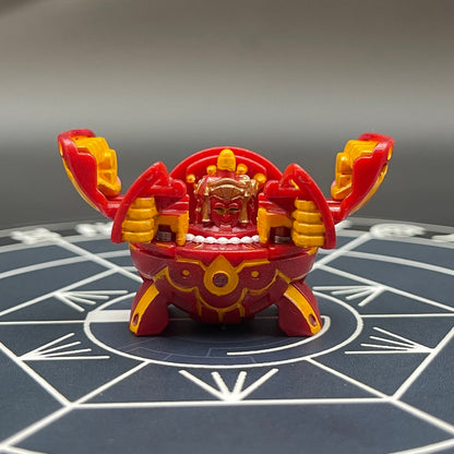 Pyrus Fourtress B2 Bakugan Battle Brawlers Paint Applied To Specific Parts Only