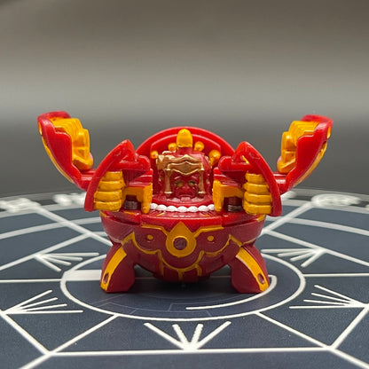 Pyrus Fourtress B2 Bakugan Battle Brawlers Paint Applied To Specific Parts Only